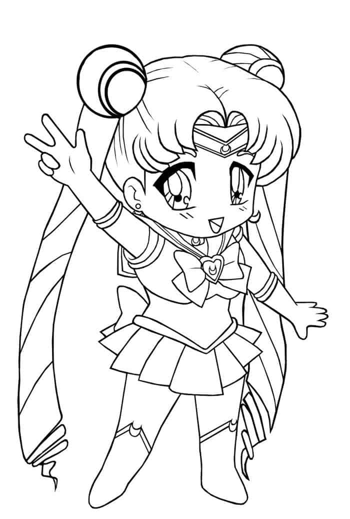 Sailor Moon Coloring Pages The Doll Palace