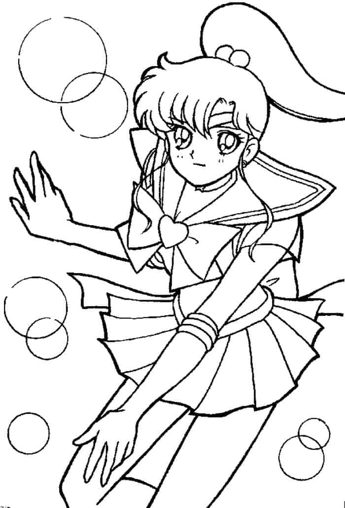 Sailor Moon Jupiter Coloring Pages