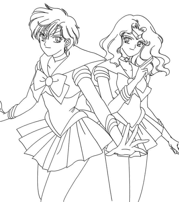 Sailor Moon Manga Coloring Pages