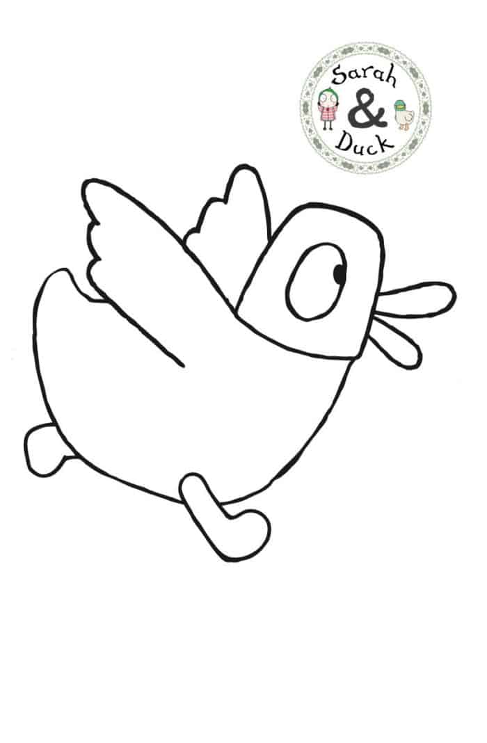 Sarah And Duck Coloring Pages