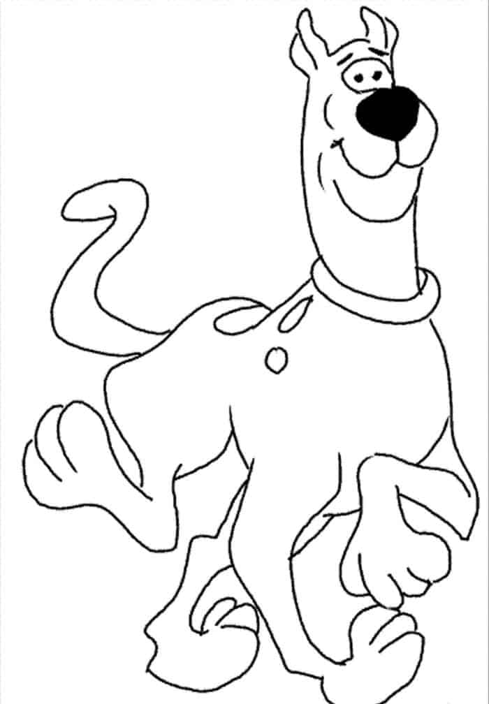 Scooby Doo Coloring Pages Free Printable
