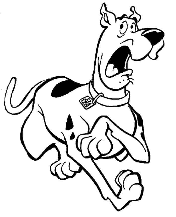 Scooby Doo Free Printable Coloring Pages
