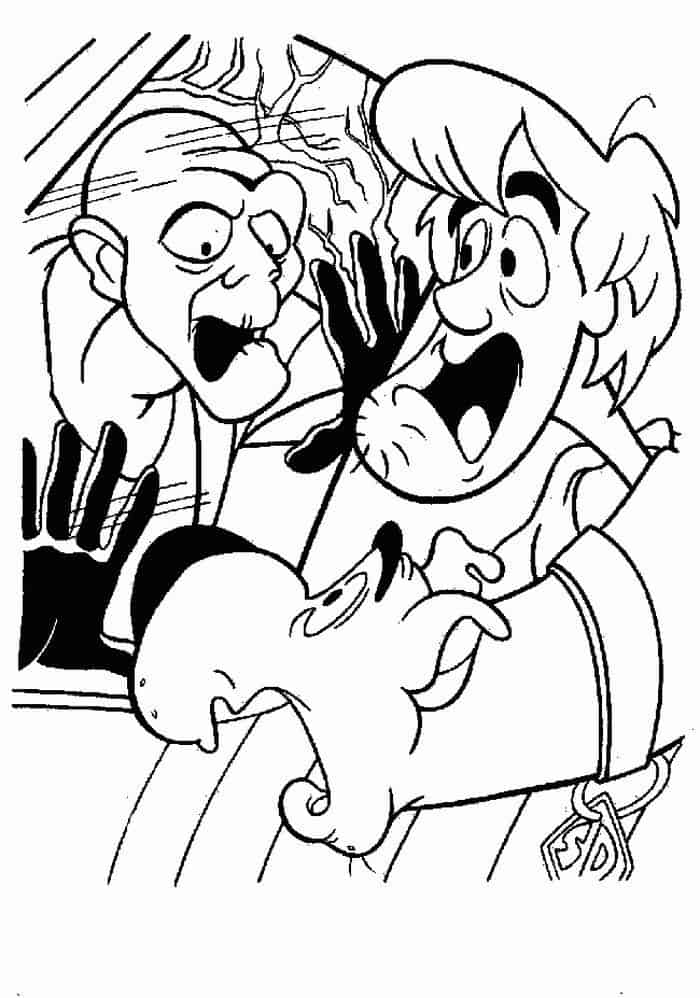 Scooby Doo Harvest Coloring Pages