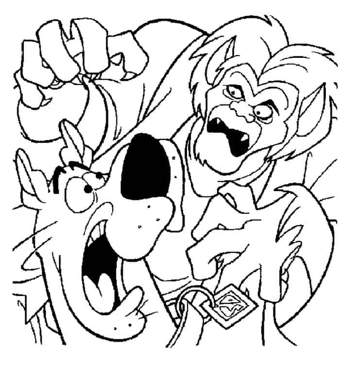 Scooby Doo Monster Coloring Pages
