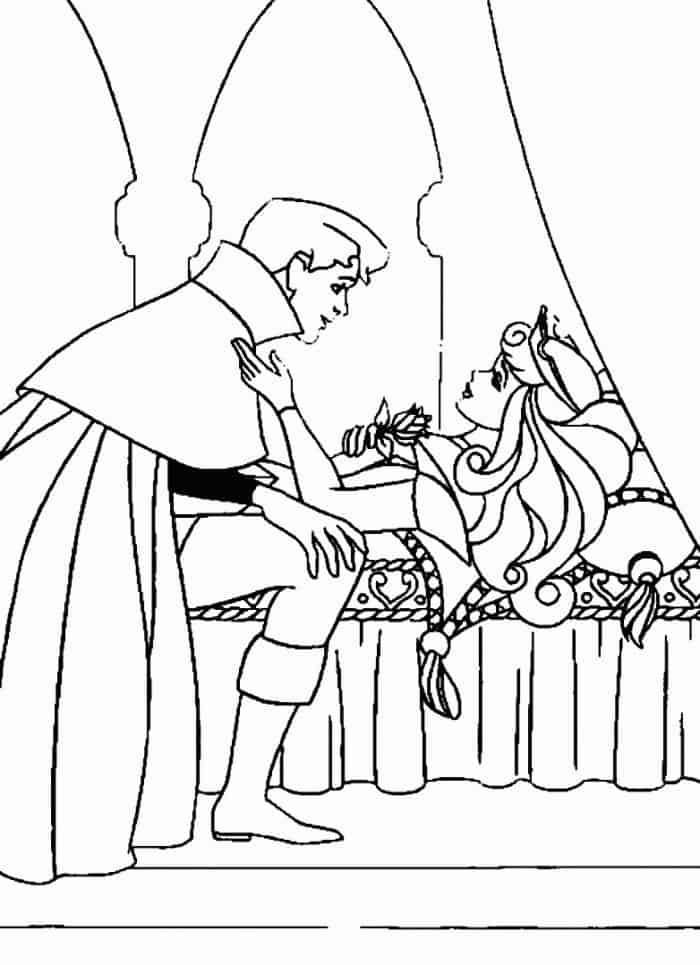 Sleeping Beauty Coloring Pages Online