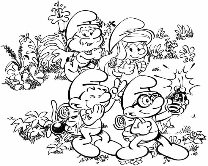 Smurfs 2 Coloring Pages 100 A Lot Of Smurfs All Of The Smurfs2the2
