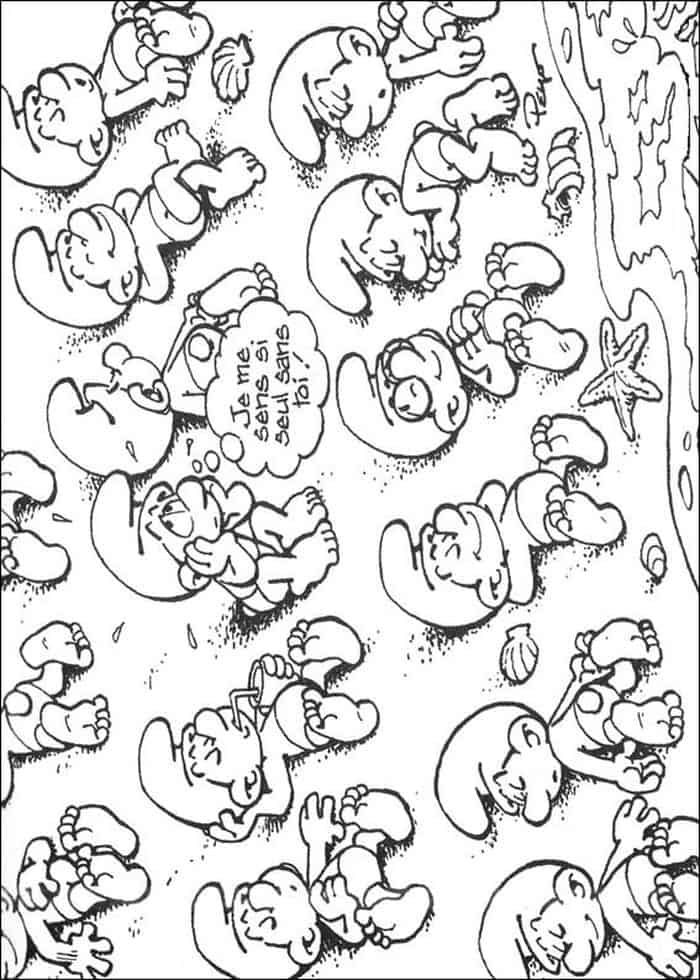 Smurfs 2 Coloring Pages 100 A Lot Of Smurfs