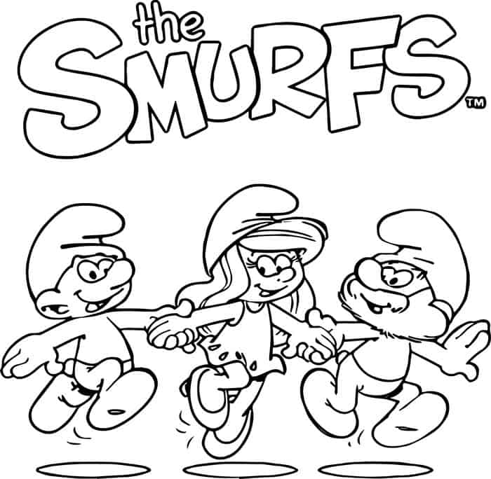 Smurfs Movie Coloring Pages