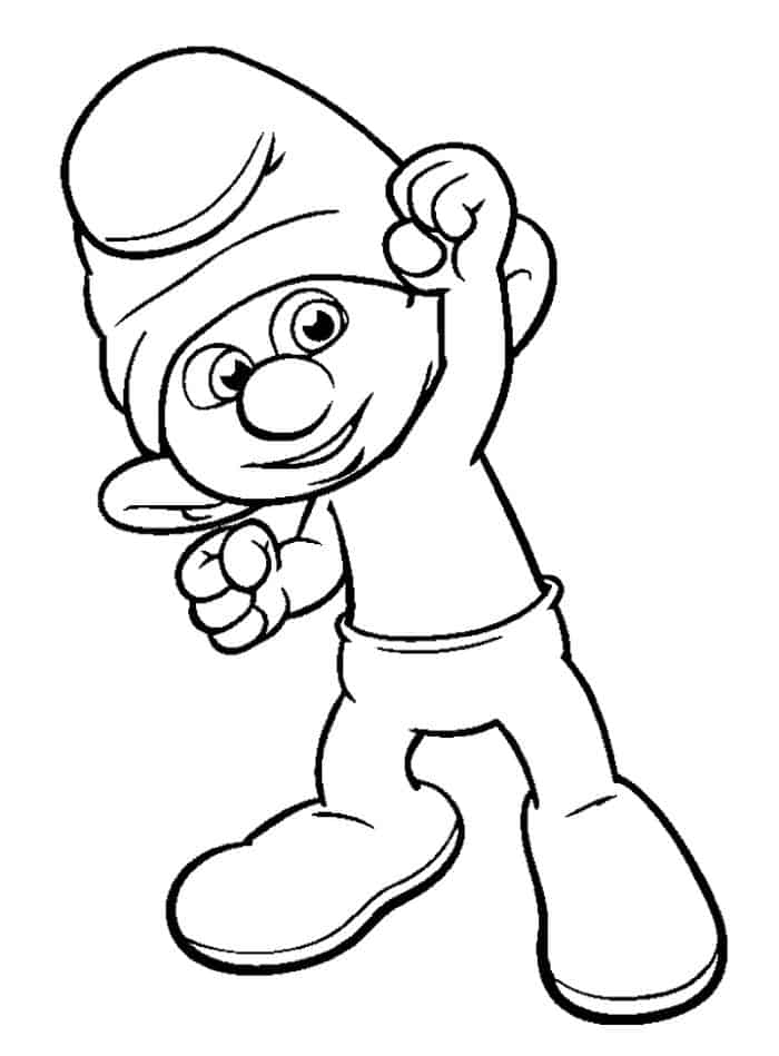 Smurfs Printable Coloring Pages