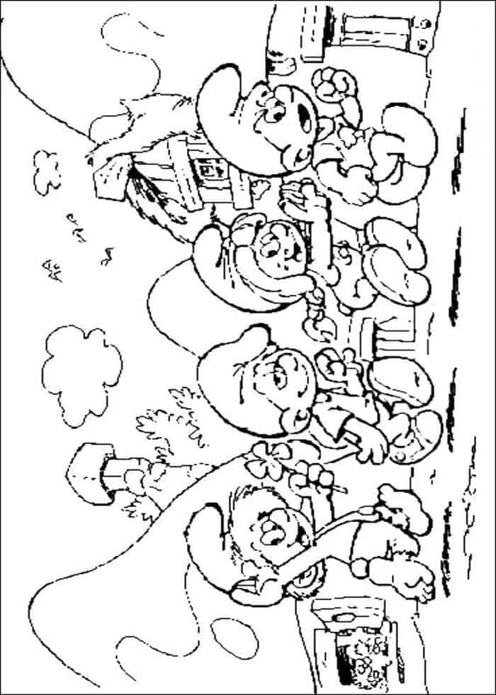 Smurfs The Lost Village Coloring Pages