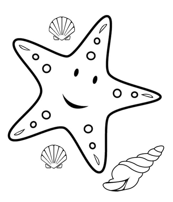 Star Fish Coloring Pages