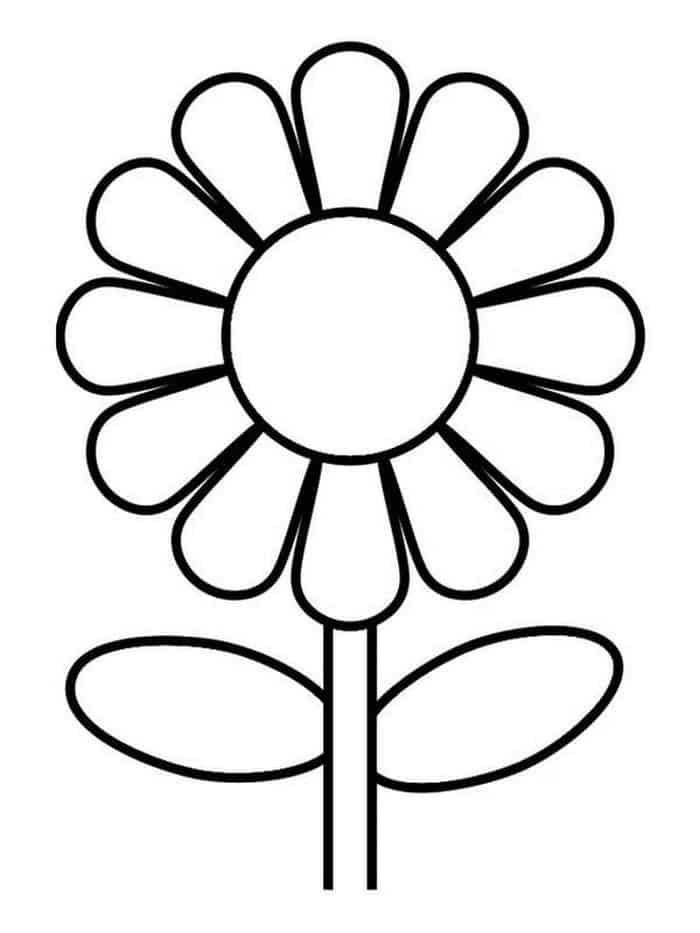 Sunflower Coloring Pages