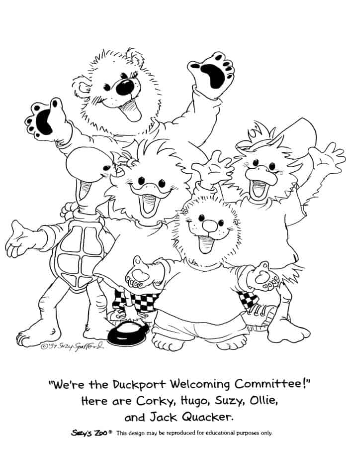 Suzys Zoo Coloring Pages