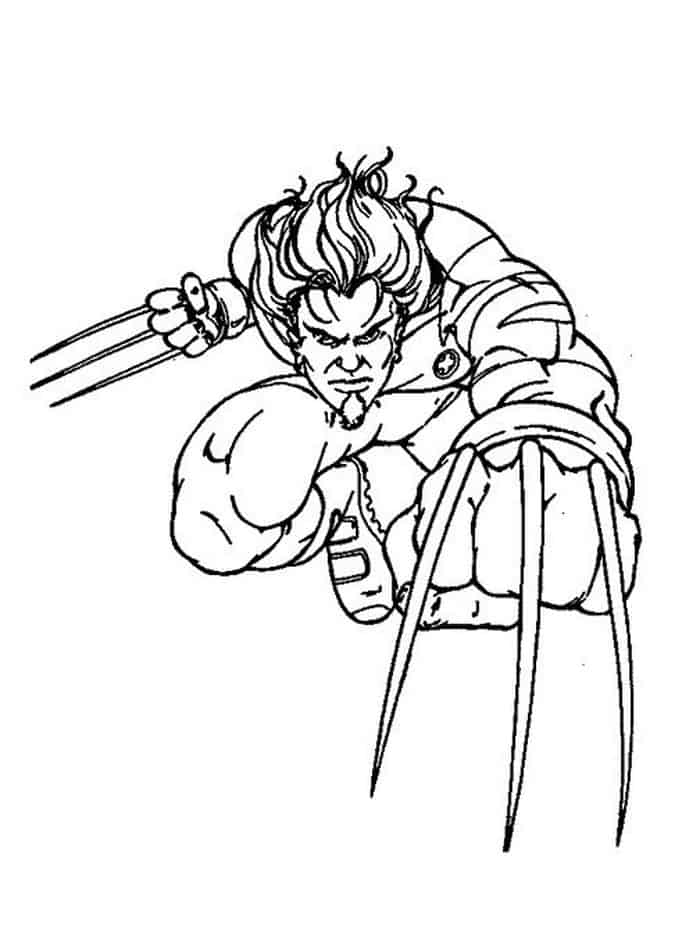 The Wolverine Coloring Pages