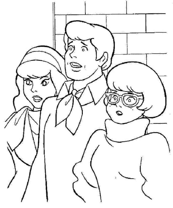 Thelma Daphne Femdom Scooby Doo Gang Coloring Pages Adults Only