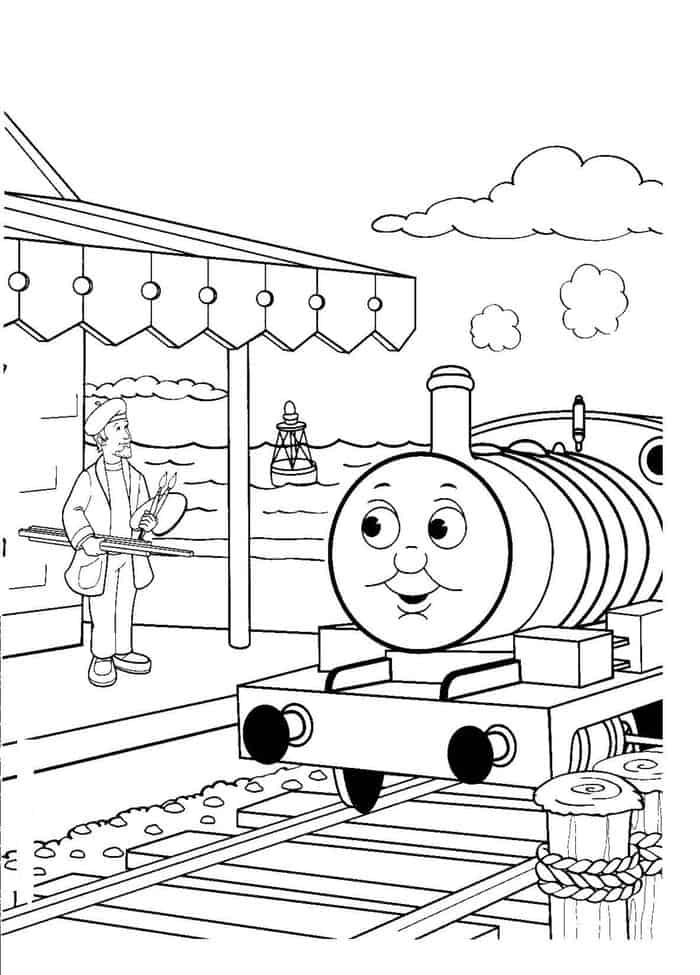 Thomas The Train Printable Coloring Pages
