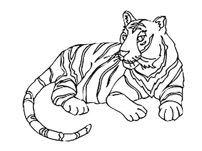 Tiger Coloring Pages Free Printable