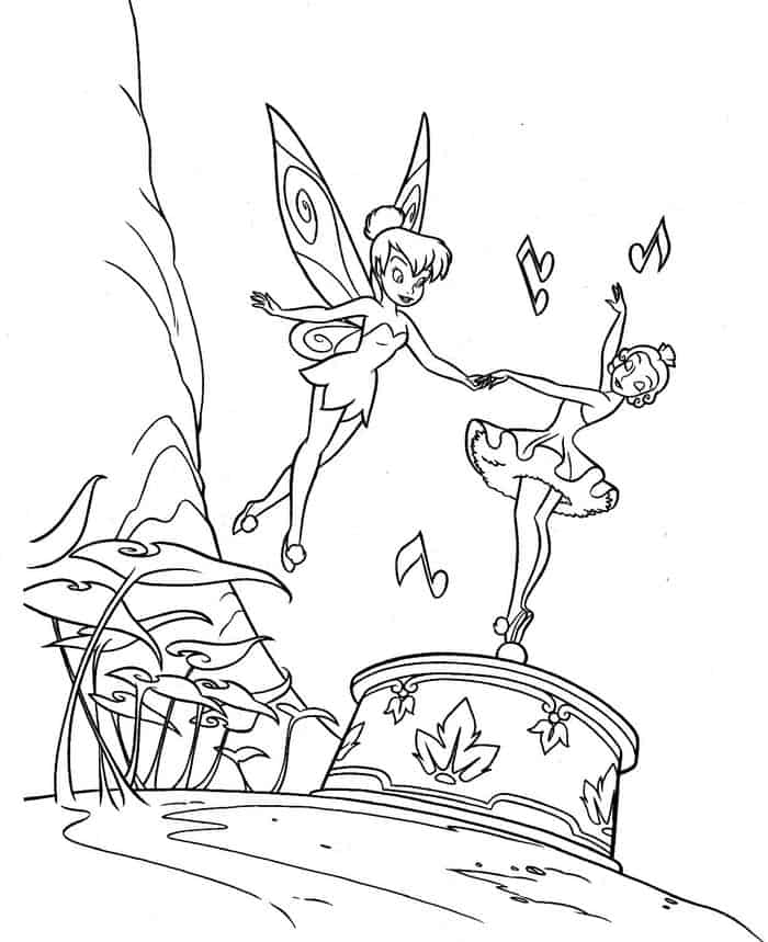 Tinkerbell And The Secret Of The Wings Coloring Pages