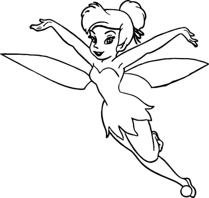 Tinkerbell Coloring Pages Free Printable
