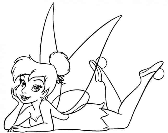 Tinkerbell Coloring Pages Print