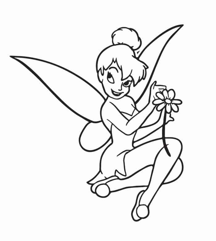 Tinkerbell Coloring Pages Printables