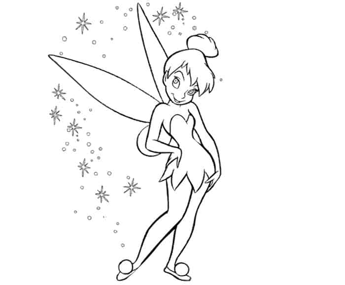 Tinkerbell Fairy Friends Coloring Pages