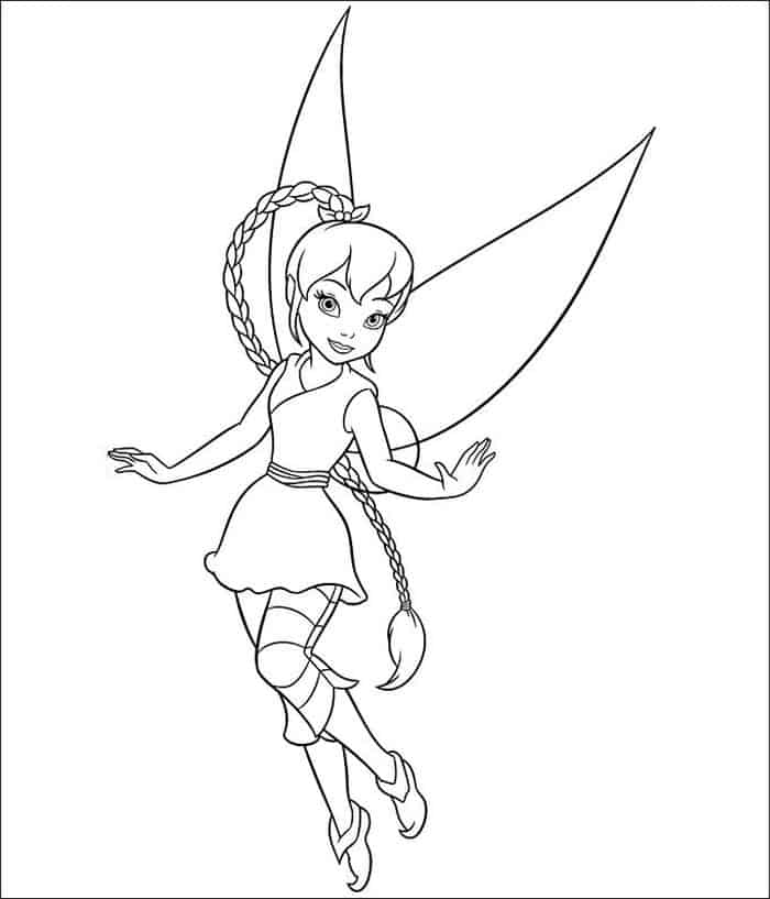 Tinkerbell Fawn Coloring Pages