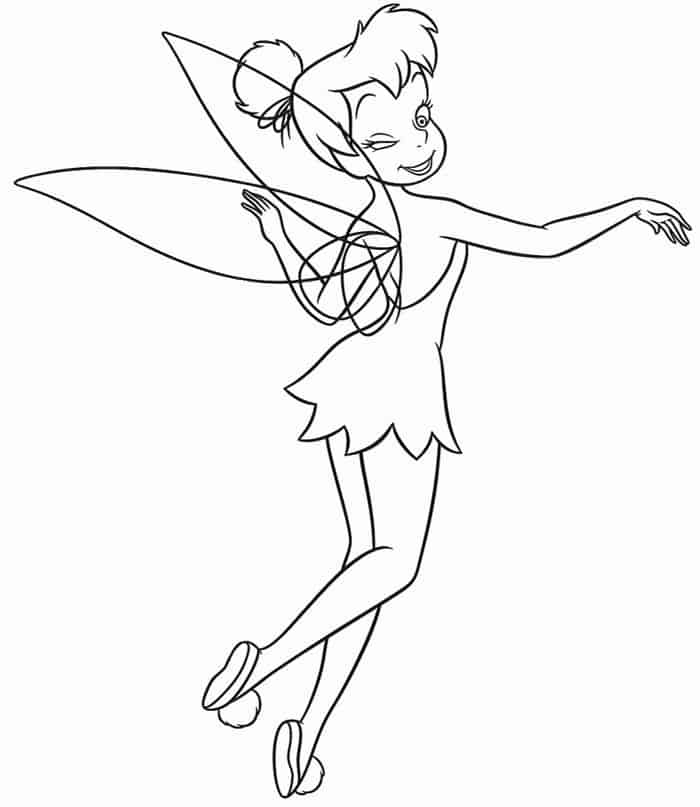 Tinkerbell Free Coloring Pages