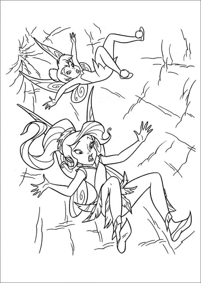 Tinkerbell Friends Coloring Pages