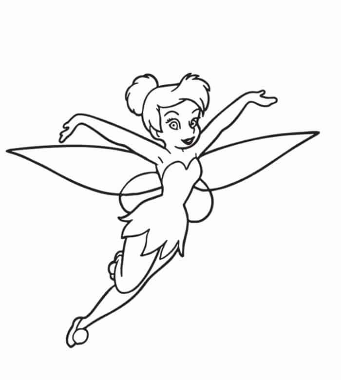 Tinkerbell Periwinkle Coloring Pages