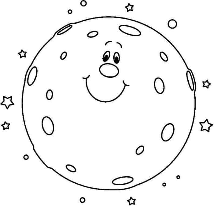 Toddler Solar System Coloring Pages