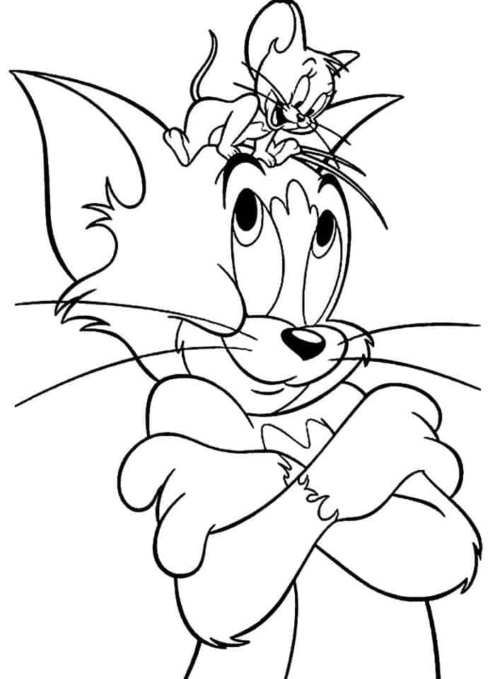 Tom And Jerry Coloring Pages Free Printable