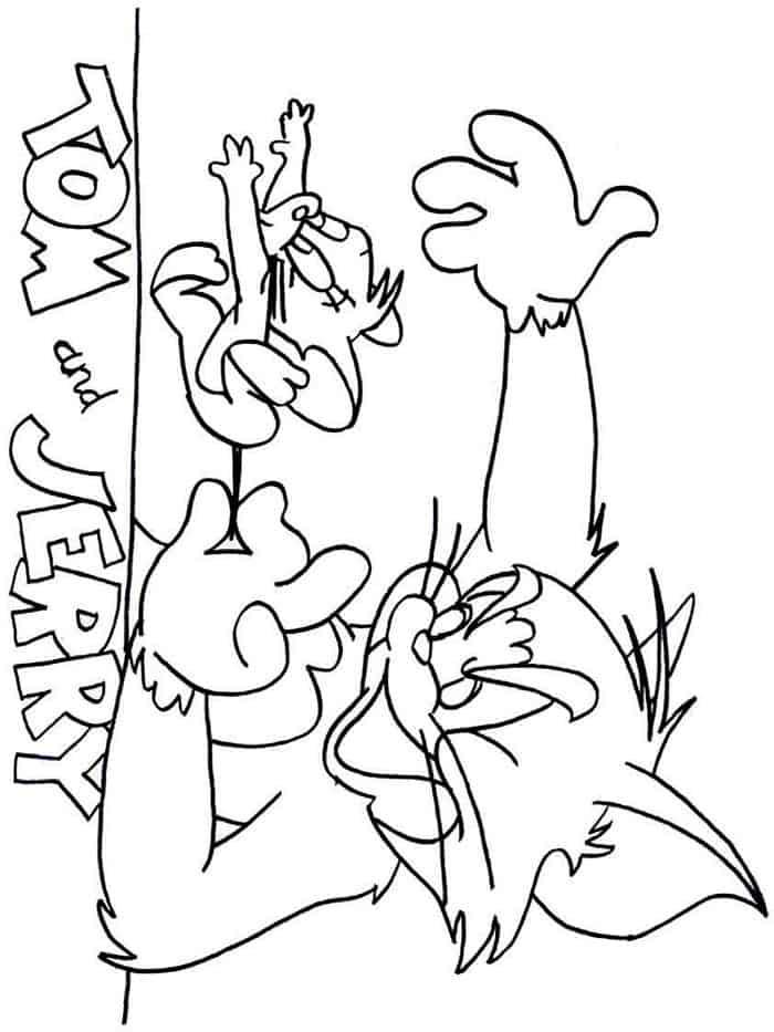 Tom And Jerry Printables Coloring Pages