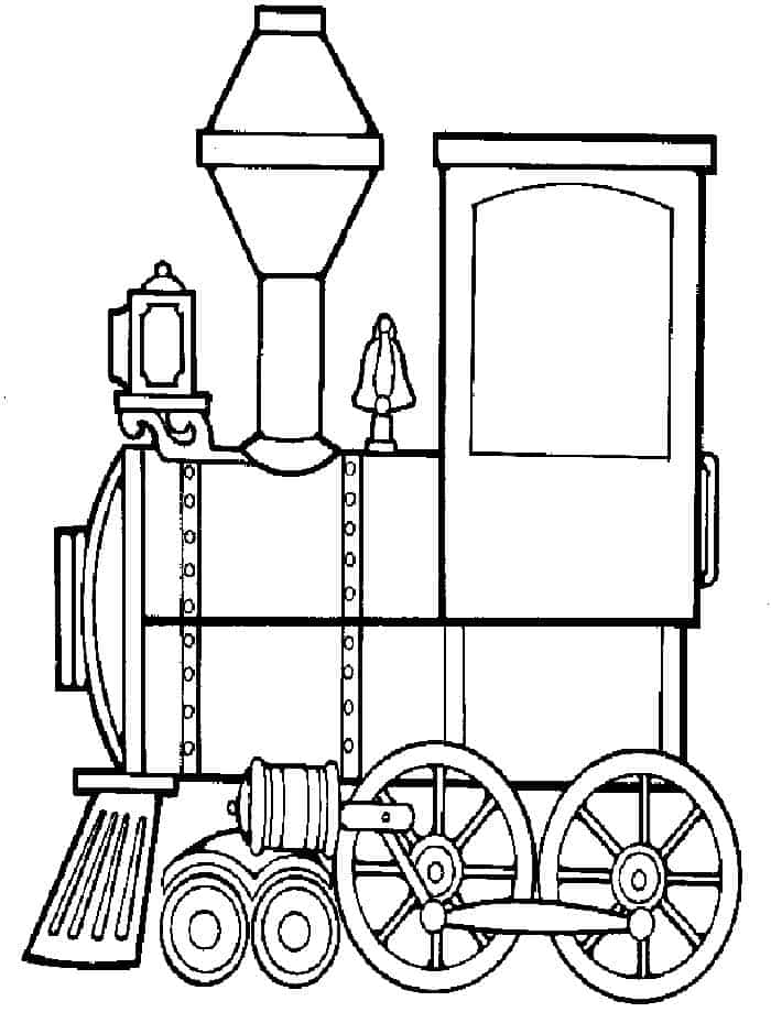Train Cars Coloring Pages