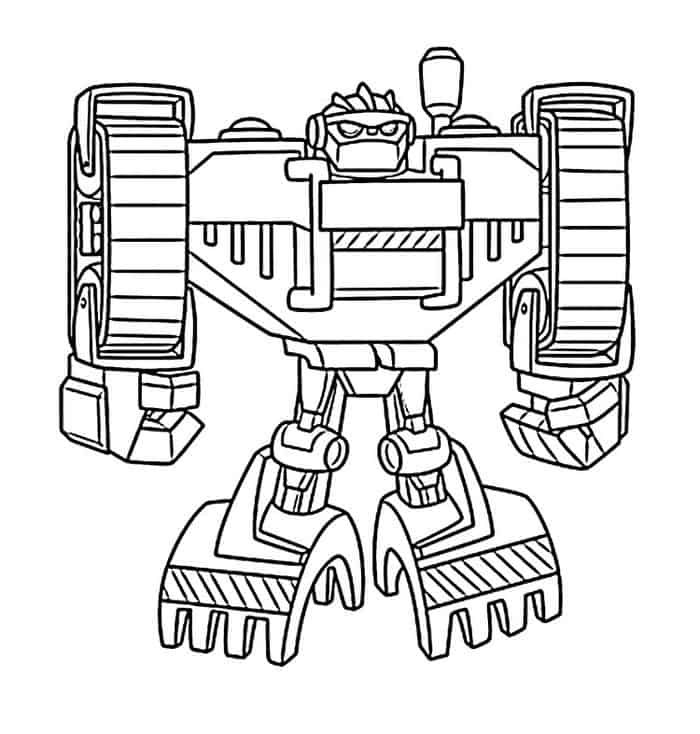 Transformers Animated Printable Coloring Pages