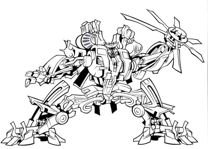 Transformers Devastator Coloring Pages