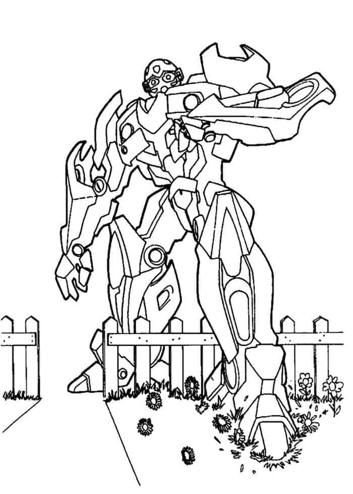 Transformers Ultra Bee Coloring Pages