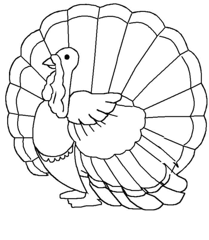 Turkey Online Coloring Pages