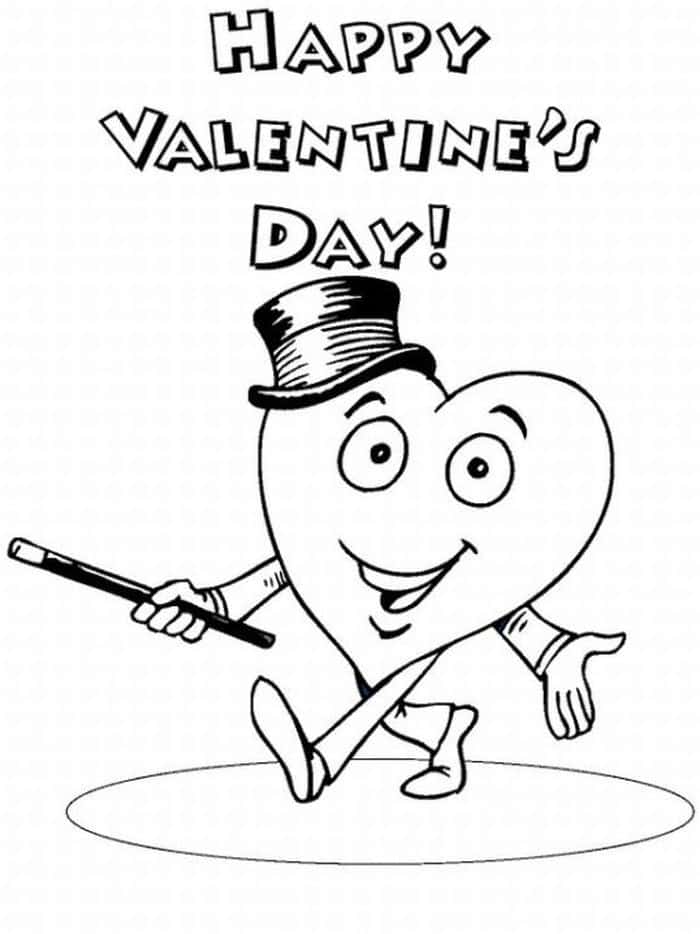 Valentines Day Coloring Pages For Kids