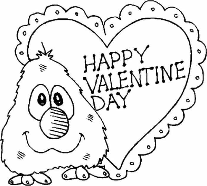 Valentines Day Coloring Pages Free