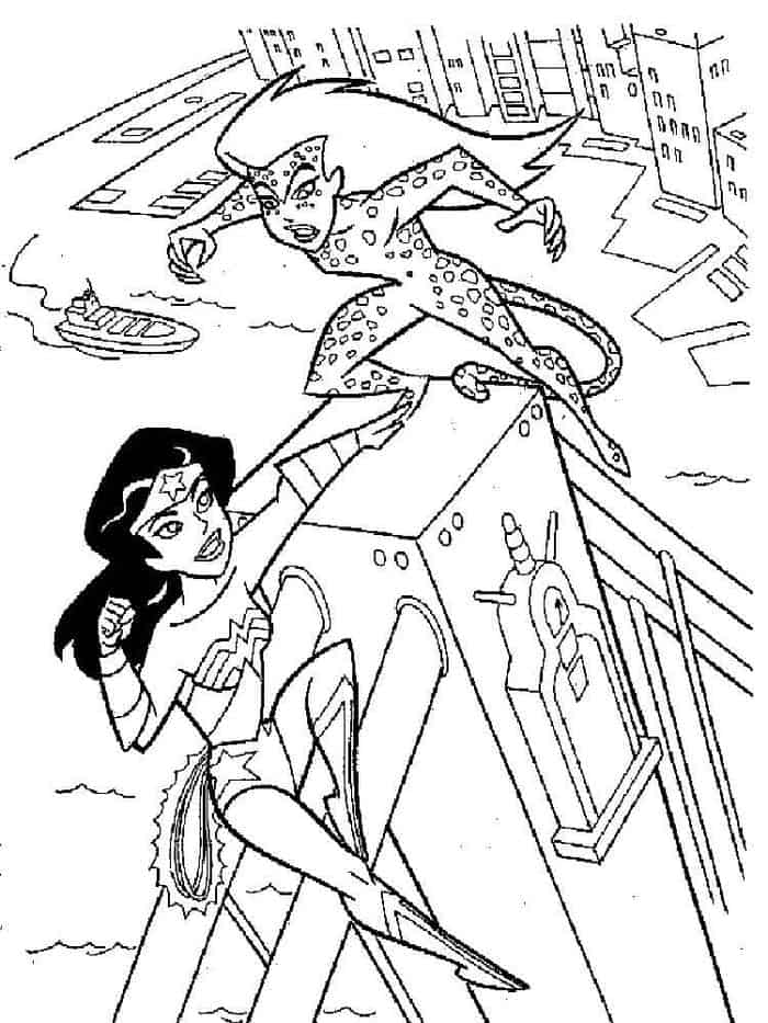 Wonder Woman Coloring Pages To Print