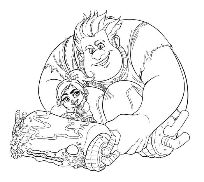 Wreck It Ralph 1 Coloring Pages