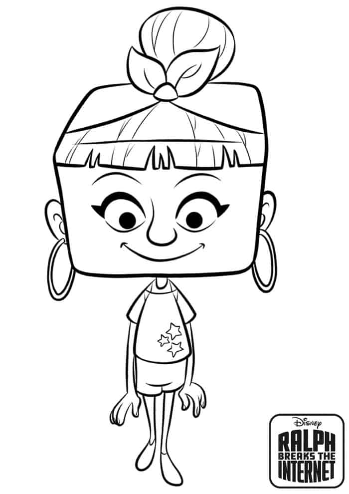 Wreck It Ralph Breaks The Internet Coloring Pages