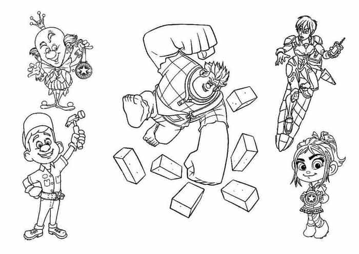 Wreck It Ralph Coloring Pages 1