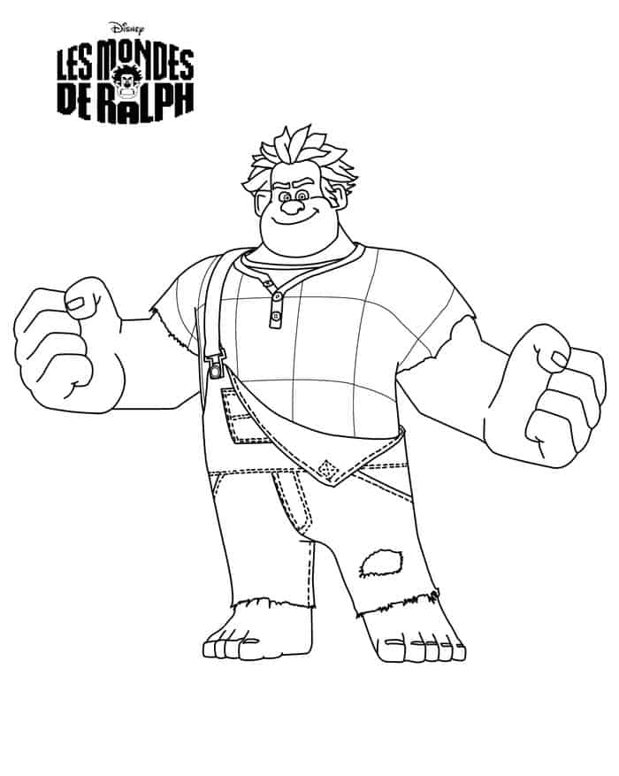 Wreck It Ralph Coloring Pages Dvd Cover