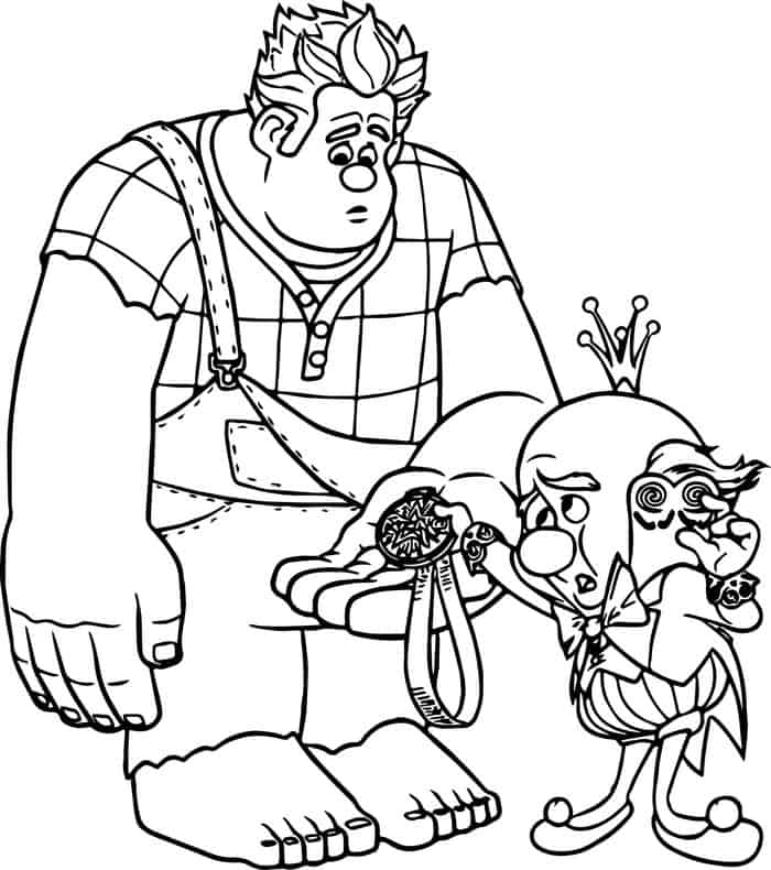 Wreck It Ralph Coloring Pages To Print