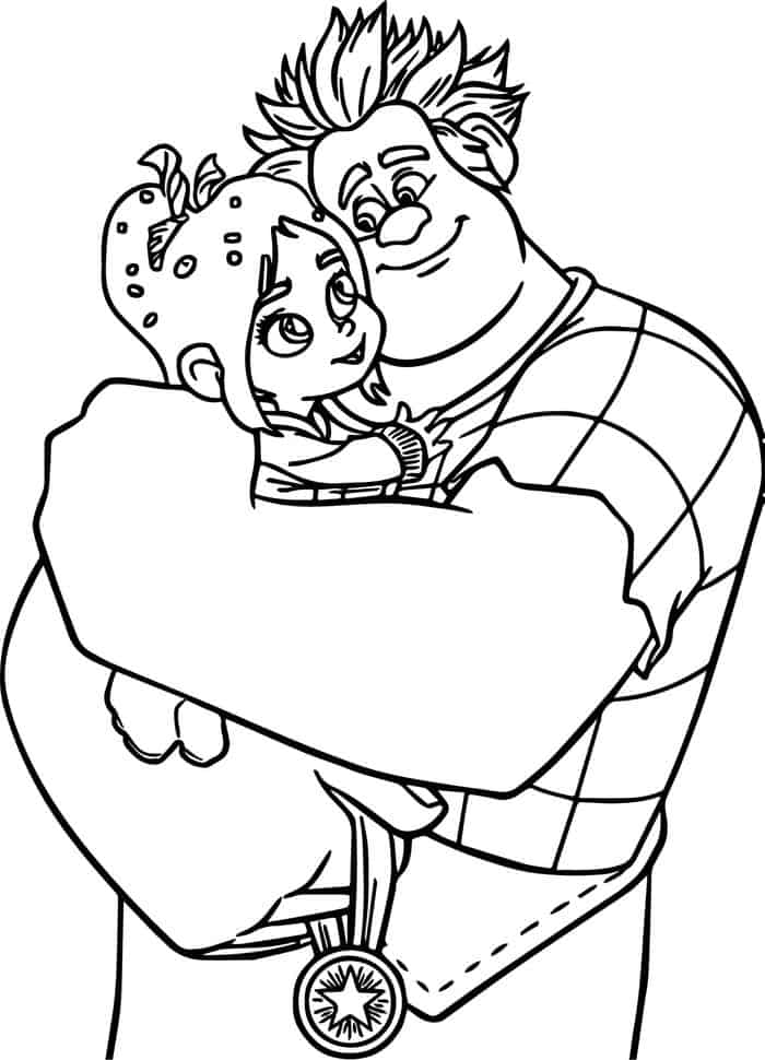 Wreck It Ralph Free Coloring Pages