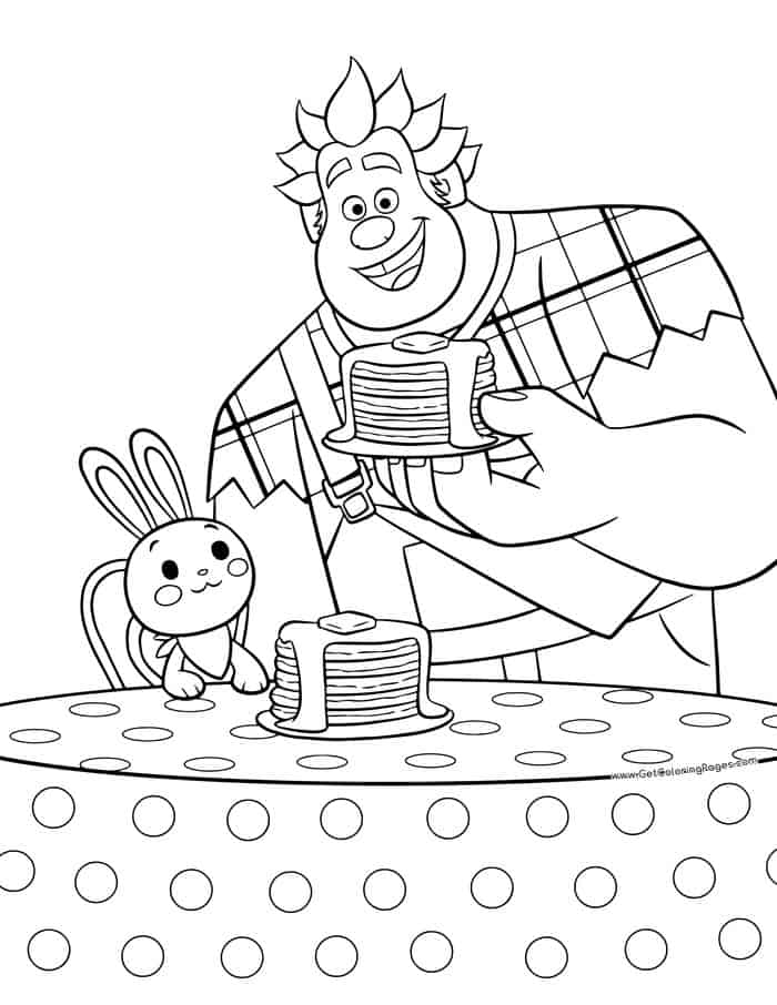 Wreck It Ralph Youre My Hero Coloring Pages