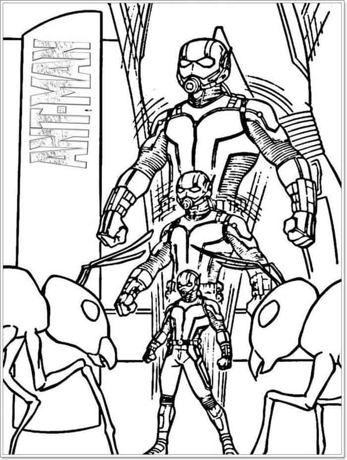 Zardaq Coloring Pages From Ant Man