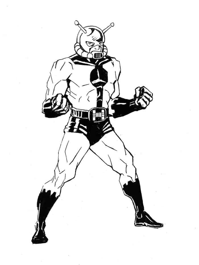 Zebra Man Coloring Pages From Ant Man